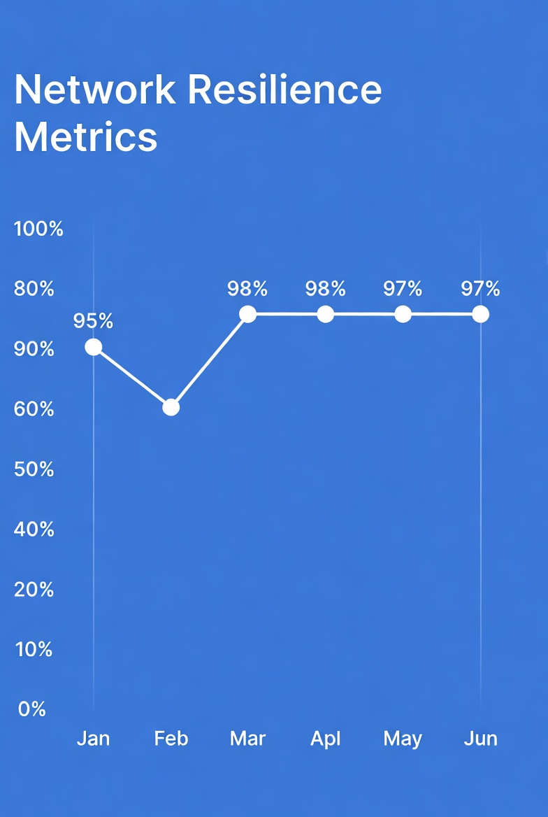 Network Resilience Metrics Graph
